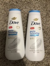 2 Bottles of Dove Gentle Exfoliating Body Wash with Sea Minerals 20oz each - £10.73 GBP