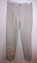 CABELA&#39;S OUTFITTERS SERIES MEN&#39;S PLEATED/CUFFED KHAKI PANTS-34x34-NWOT-NICE - £15.87 GBP