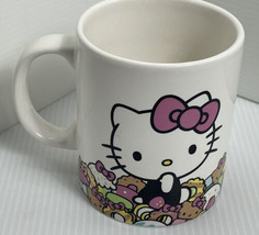 Hello Kitty Cafe 2017  Ceramic Coffee Cup  Exclusive Collectors Donuts Mug - £9.56 GBP