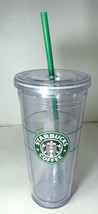 Starbucks 2009 VENTI  Clear Acrylic Cold Cup Tumbler 20 oz,SKU 1259566,New - $350.00