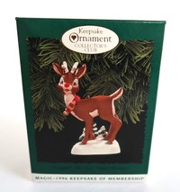 Vtg Hallmark Collector Keepsake Ornament in Box 1984 Rudolph Magic Reindeer - £11.98 GBP