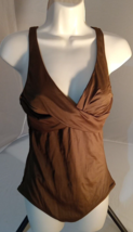 J. Crew Brown One Piece Swimsuit Size 10 - £14.60 GBP