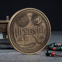 Collectible Coin,Gothic Prediction Decision Coin, All Seeing Eye,Death A... - $11.00