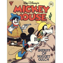 Walt Disney's Gladstone Comic Album #22 Mickey Mouse Sheriff Nugget Gulch VFN - £4.68 GBP