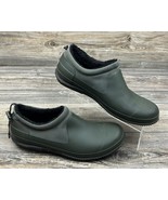 Hunter Mens Green Insulated Slip-On Sherpa Fleece Lined Shoes Rain/Muck ... - £45.66 GBP