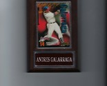 ANDRES GALARRAGA PLAQUE BASEBALL ATLANTA BRAVES MLB   C - $0.98