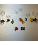 Floating Glass Fish Aquarium Mini Hand Blown Glass Tropical Fish Figurin... - $37.63