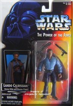 An item in the Toys & Hobbies category: Star Wars: Power Of The Force - Lando Calrissian (1995) *Orange Card / Blaster*