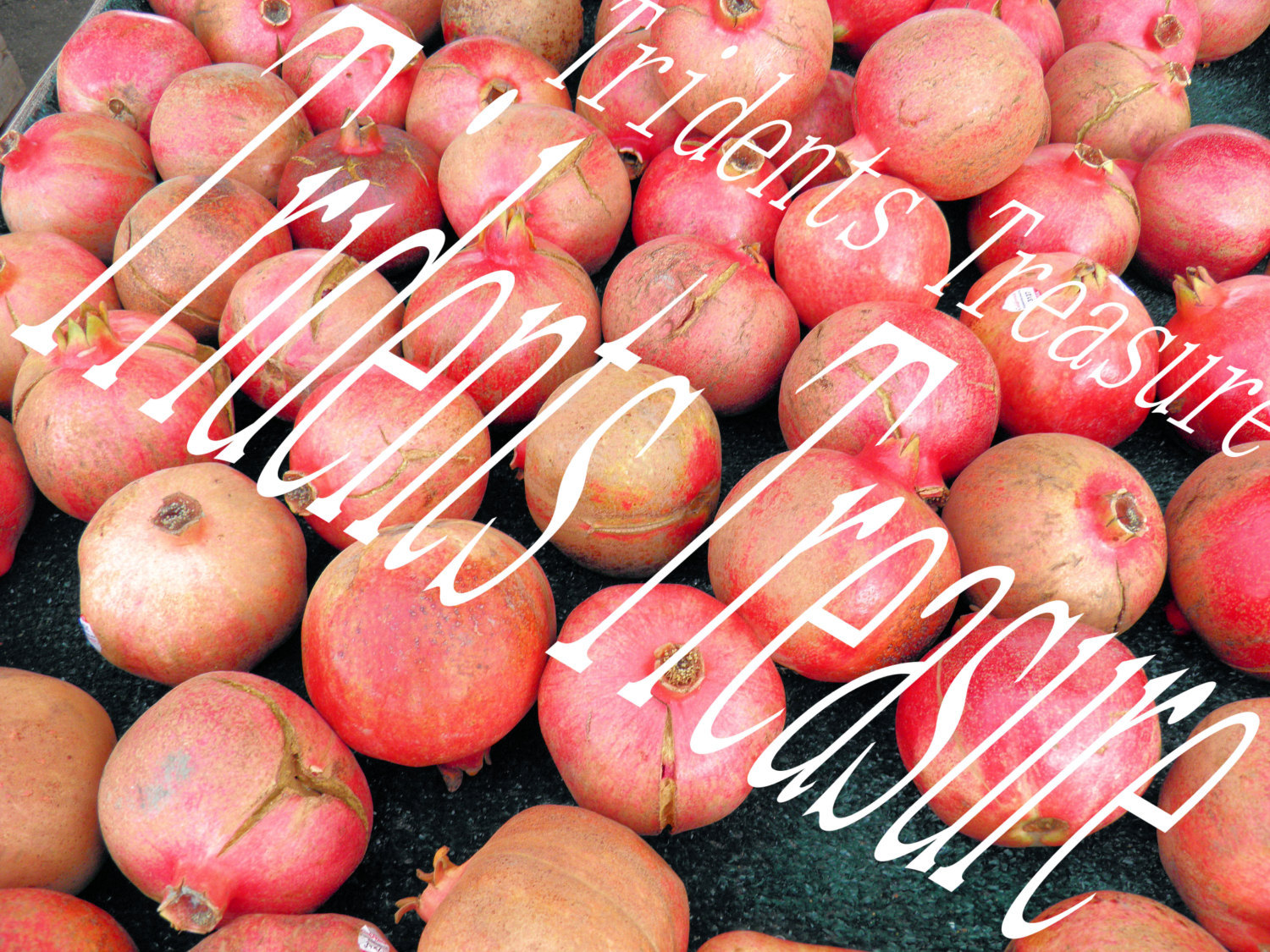 Pomegranate Wall Art - Warholesque Wall Art - Digital Food Art - Photography - K