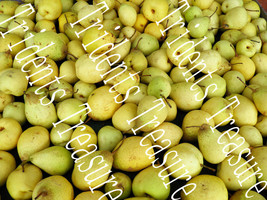 Yellow Pears Wall Art - Warholesque Wall Art - Digital Food Art - Photog... - £11.75 GBP