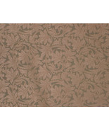 5-2/3 Yards Leaf Damask High End Designer Fabric - Soft Pastel Lime &amp; Ch... - £146.60 GBP