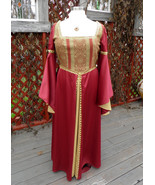 Renaissance Court Style Gown - Medieval Garb - Faire Costume - £222.82 GBP