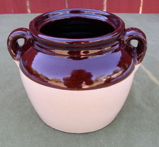 Mini Bean Pot Crock No. 30 - Primitive Stoneware / Ceramic Pottery - 1940&#39;s - 19 - £10.17 GBP