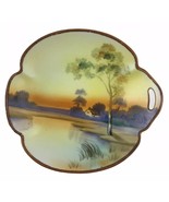 Antique Nippon Hand Painted Porcelain Scenic Dish Landscape Lake Tree 5-... - £18.30 GBP