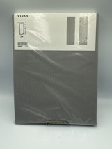 New Unopened Ikea VIVAN Gray 2 Curtains Drapes Set 57 x 98" Semi Sheer NIP - $18.69