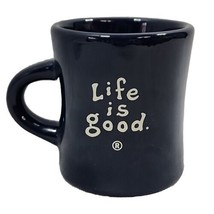Life Is Good Navy Blue Coffee Tea Mug &quot;do what you like&quot; Sturdy Solid Heavy - £9.33 GBP