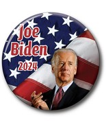 QTY 1 JOE BIDEN US Candidate of PRESIDENT 2024 3&quot; PIN BACK BUTTONS - $8.60 CAD