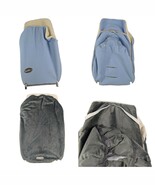 2 Baby Infant Car Seat Stroller Sherpa Cover JJ Cole Bundle Winter Blue ... - $54.31 CAD