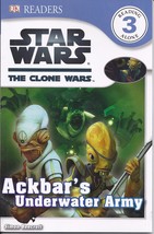 STAR WARS DK Readers 3: The Clone Wars Ackbar&#39;s Underwater Army - £2.35 GBP