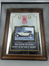 Vintage Rolls Royce Bar Mirror - Fearturing the 1933 Phanton Rolls Royce... - £67.94 GBP