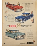 VINTAGE 1953 Print Ad ~ Ford V8 Monarch Dealer ~ Powered-Priced Low-Test... - $14.34