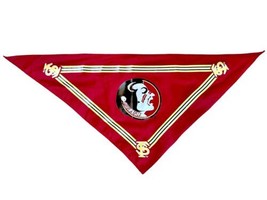 Florida State S (10-14&quot; Neck) Dog Bandana Scarf Officially Licensed Spor... - £10.35 GBP