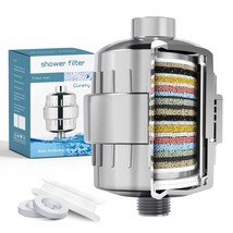 24 Stage Shower Filter For Hard Water, High Output Shower Head Filter, Hardwater - £23.80 GBP