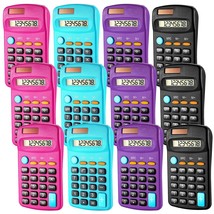 12 Pack Pocket Size Mini Calculator Basic Calculators For Students 8 Digit Displ - £30.67 GBP