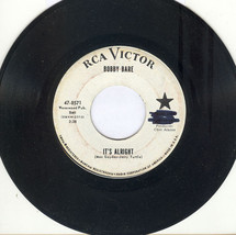Bobby Bare 45 Rpm You Picked A Perfect Day B/W It&#39;s Alright - £2.35 GBP