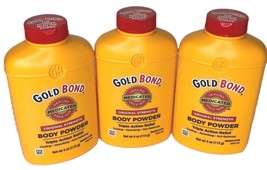 Gold Bond Body Powder 4 oz each original formula 3 bottles - £22.20 GBP