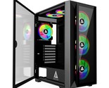 Destiny Pro Mid Tower Gaming Pc Case W/ 6X 120Mm Argb Fans, 366 Rgb Ligh... - $147.99