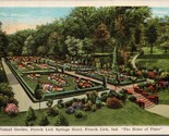Formal Garden French Lick Springs Hotel French Lick IN Postcard PC504 - £3.96 GBP