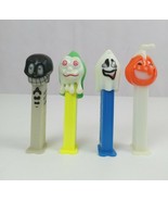 Vtg Lot of 4 Halloween Pez Dispensers Black Skull, Jack O&#39;Lantern, Ghost... - $14.77 CAD