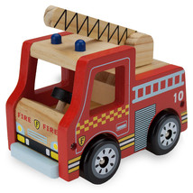 Wooden Wheels Fire Engine - £29.12 GBP
