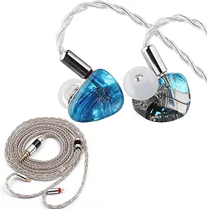 Kiwi Ears Orchestra Lite In Ear Earphones(Blue) + Tripowin Jelly 16 Core... - £395.20 GBP