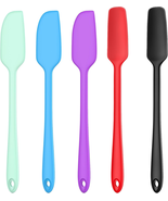 Slim Silicone Spatula Set, 5 Piece Food Grade Rubber Spatulas for Baking... - €13,06 EUR