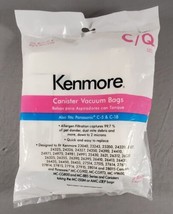 Kenmore 50104 8 Pack Style C/Q 5055 Canister Vacuum Bags Captures 99.7% Allergen - £13.38 GBP