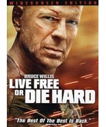 Live Free Or Die Hard - movie on DVD - starring Bruce Willis &amp; Justin Long - £7.84 GBP