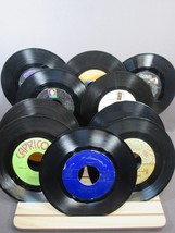 RECORDS 45s Mixed Lot 10 Sleeved Vintage Well Played &quot;Doctor My Eyes-Maggie May&quot; - £36.00 GBP