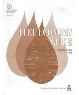 EPA 1996 Fuel Economy Guide vintage US brochure Gas Mileage - $13.76 CAD