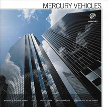 2009/2010 Mercury Full Line Brochure Catalog Milan Grand Marquis Mountaineer - £6.29 GBP