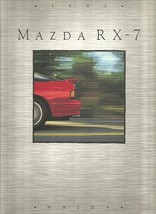 1991 Mazda RX-7 sales brochure catalog 2nd Edition US 91 Turbo - £9.77 GBP