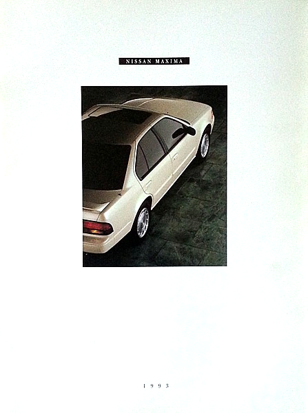 1993 Nissan MAXIMA sales brochure catalog US 93 GXE SE 4DSC - $8.00