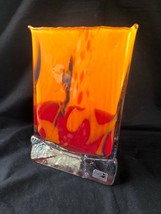 Fine Atelier BERANEK Bohemian Art Deco large Glass Vase - £122.46 GBP