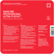 Mancine Hard Wax, Ultra Flexxx Brazilian Strawberry, 4 Discs, 1.1 lbs