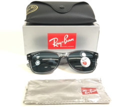 Ray-Ban Sonnenbrille Rb2132 New Wayfarer 6450/3r Durchsichtig Grau Polarisiert - $130.14
