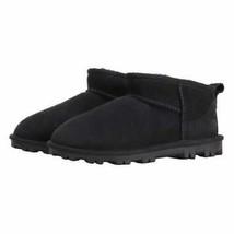 Kirkland Signature Nero Shearling Ankle Stivali Bambini&#39; Misura 4 - $24.98