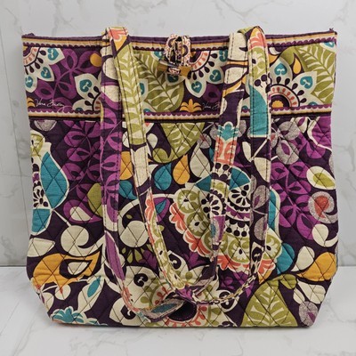 Vera Bradley Plum Crazy Large Tote - $18.69
