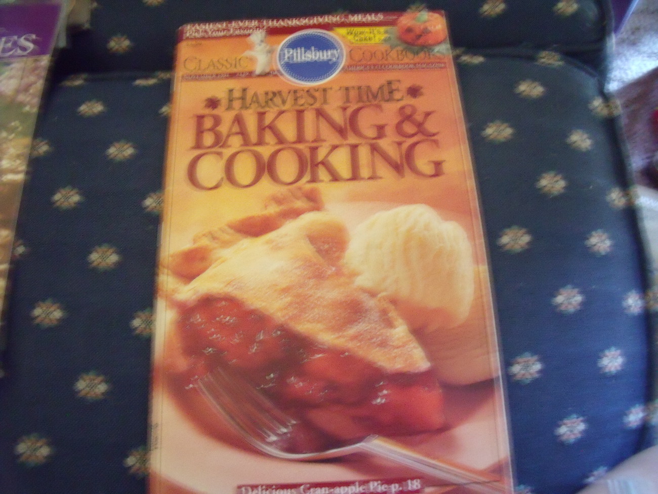 Pillsbury Classic "Harvest Time Baking & Cooking" Cookbook circa 1991 - £4.70 GBP