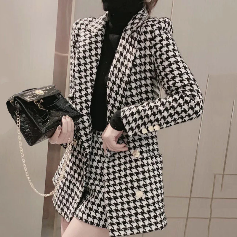 Black Palid Suits Jacket Women Female 2021 Spring Autumn Womens Tops Cha... - $249.12